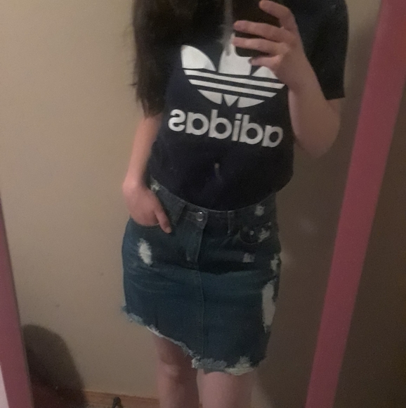 Jean Mini Skirt - Picture 7 of 7